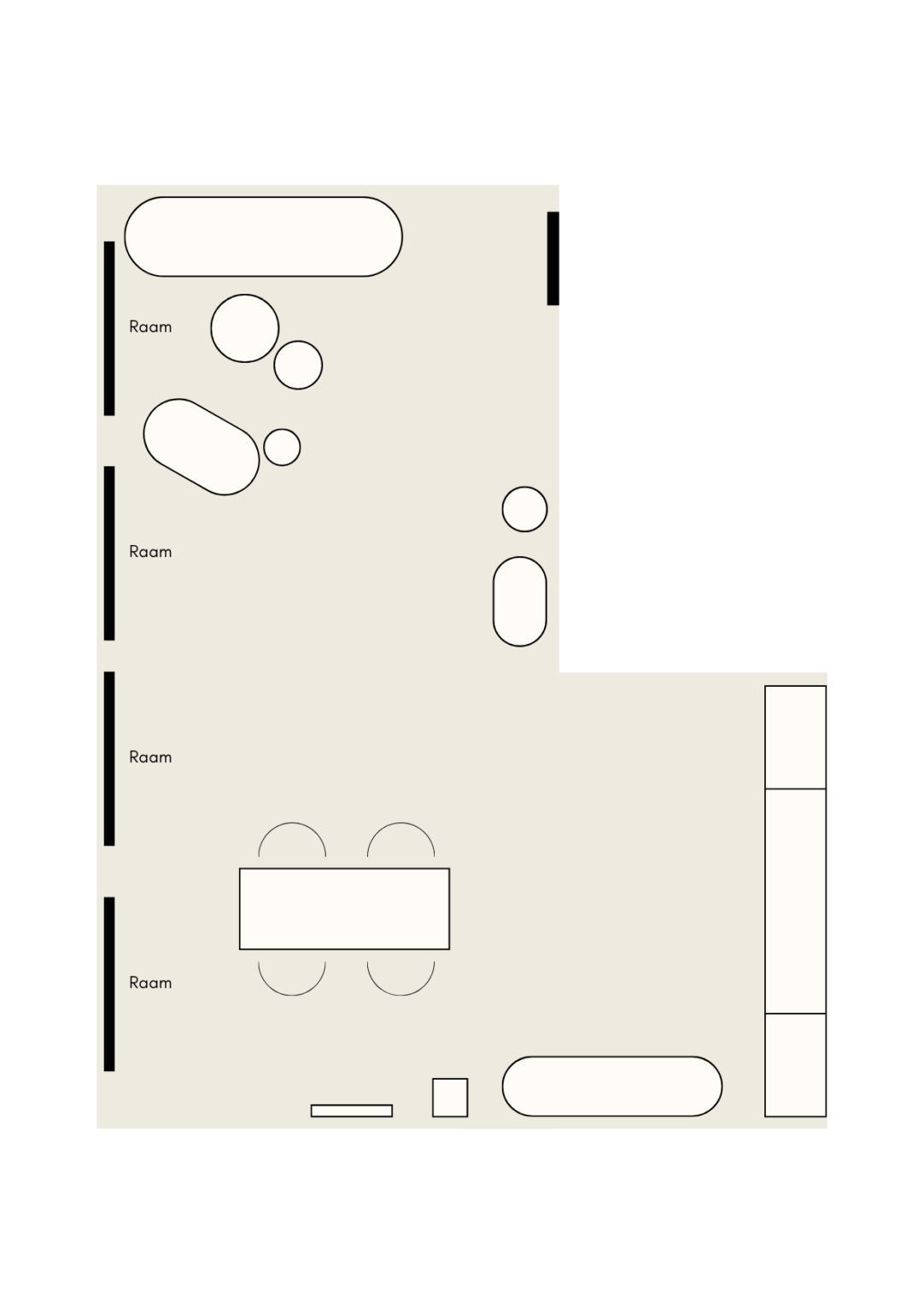 Daglicht studio Utrecht - Plattegrond